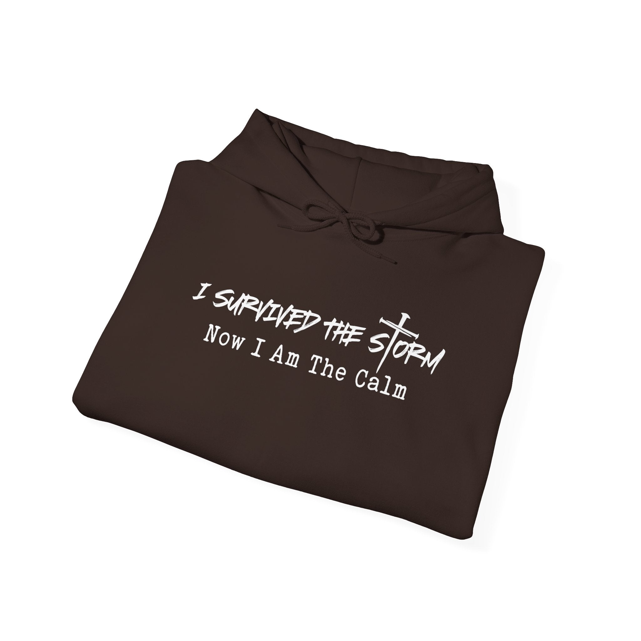 Hooded Sweatshirt Empowered Divorcee 'I Survived The Storm Now I Am The Calm'