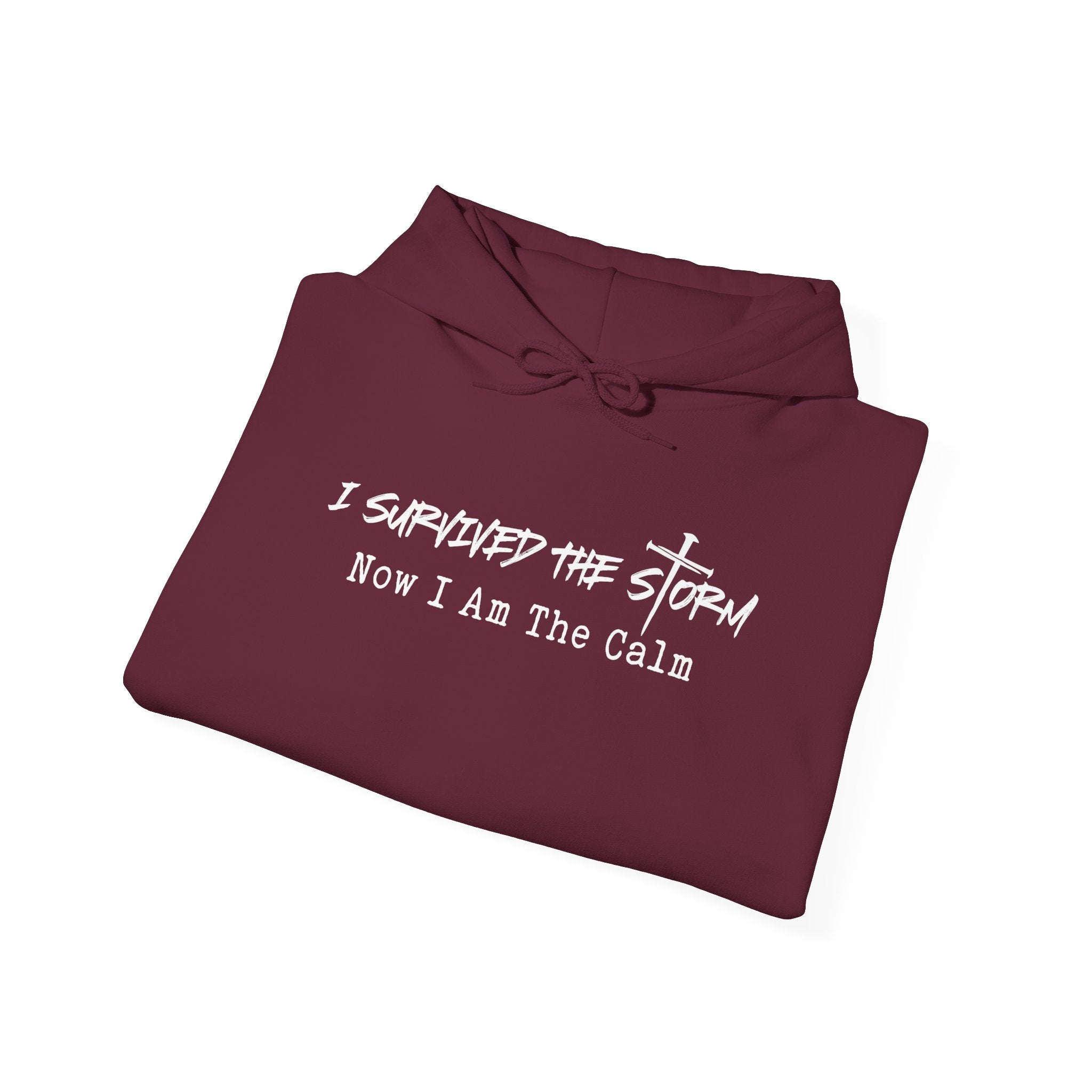 Hooded Sweatshirt Empowered Divorcee 'I Survived The Storm Now I Am The Calm'