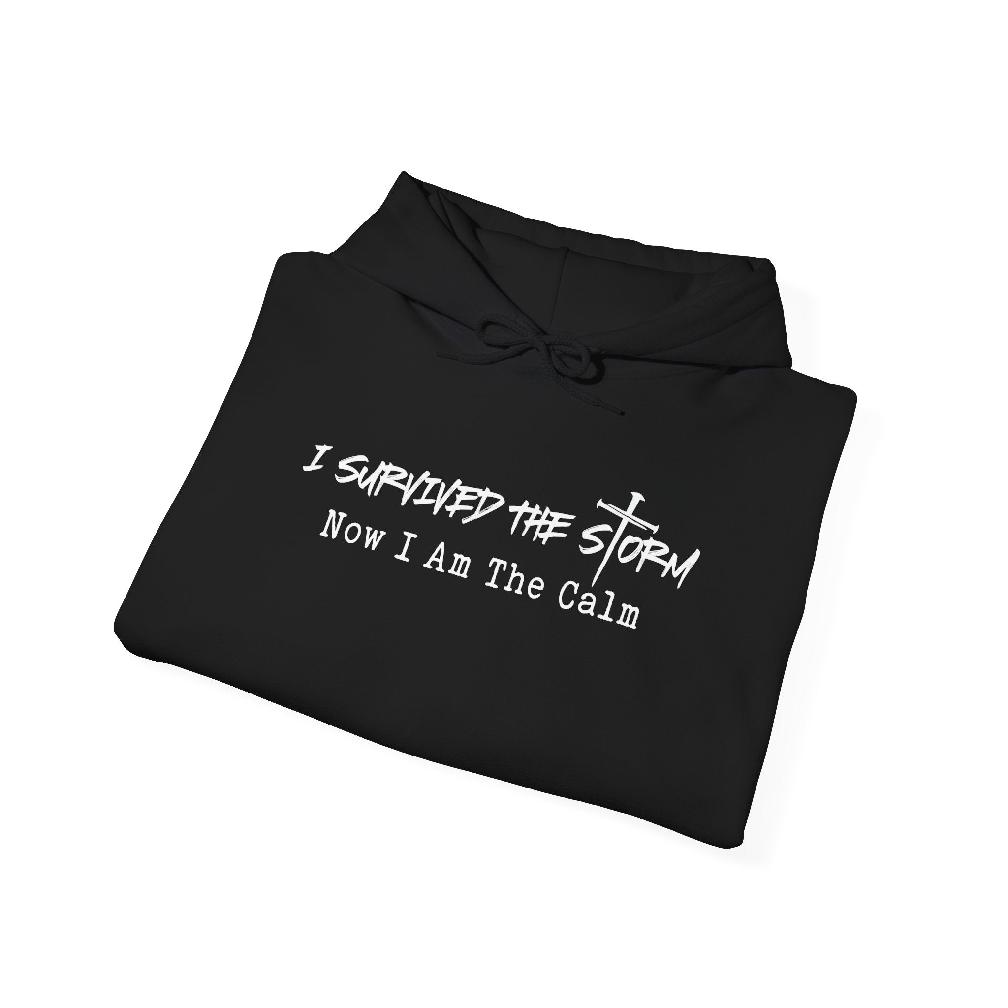 Hooded Sweatshirt Empowered Divorcee 'I Survived The Storm Now I Am The Calm'